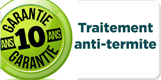 Nos traitements anti- termites sont garantis 10 ans