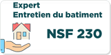 Certfication en Martinique d'Expert entretien du batiment NSF 230